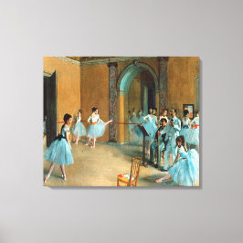 Probe am Foyer der Oper La Rue Leinwanddruck