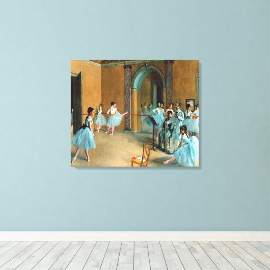 Probe am Foyer der Oper La Rue Leinwanddruck (Insitu (Holzboden))