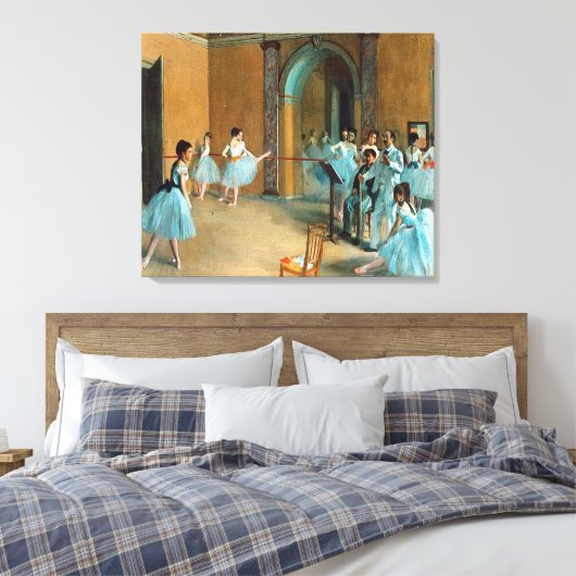 Probe am Foyer der Oper La Rue Leinwanddruck (Insitu (Schlafzimmer))