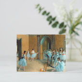 Probe am Foyer der Oper La Rue Postkarte (Stehend Vorderseite)