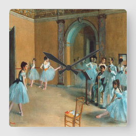 Probe am Foyer der Oper La Rue Quadratische Wanduhr