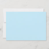 Probe am Strand Einladung (Rückseite)