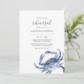 Probe am Strand Einladung Vorlage (Stehend Vorderseite)