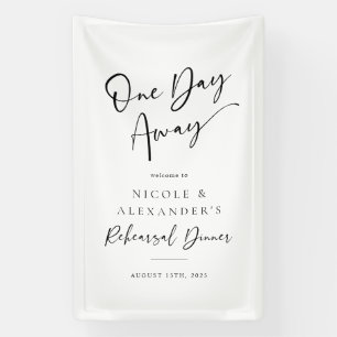 Probe am Tag Dinner Dekoration Banner