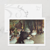 Probe auf der Postkarte Bühne (Vorne/Hinten)