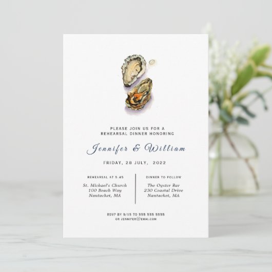 Probe Austern Ankündigung (Stehend Vorderseite)