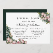 Probe Blush and Greenery Einladung (Vorne/Hinten)