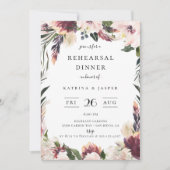 Probe Blush Plum Einladung (Vorderseite)