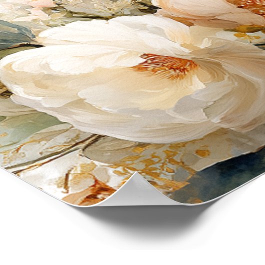 Probe Das Abendessen im Grünen und das Rosenangebo Poster (Ecke)