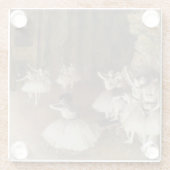 Probe des Balletts auf Bühne | Edgar Degas Glasuntersetzer (Rückseite)