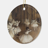 Probe des Balletts auf Bühne | Edgar Degas Keramik Ornament (Links)