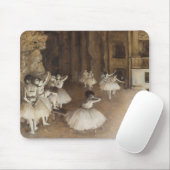 Probe des Balletts auf Bühne | Edgar Degas Mousepad (Mit Mouse)