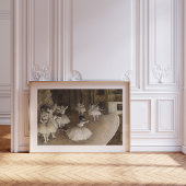 Probe des Balletts auf Bühne | Edgar Degas Poster