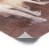 Probe des Balletts auf der Bühne Poster (Ecke)