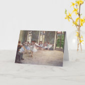 Probe des Balletts von Degas Karte (Gelbe Blume)