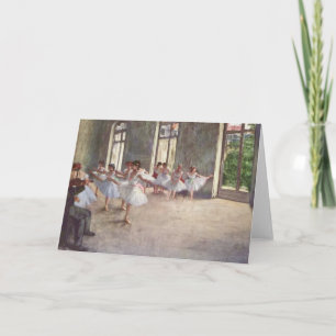 Probe des Balletts von Degas Karte