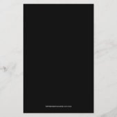 Probe des Blumenkohls Einladung (Rückseite)