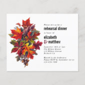 Probe des Herbstes Einladung (Vorderseite)