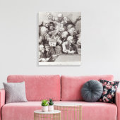 Probe des Judith-Oratoriums, 1734 Leinwanddruck (Insitu (Wohnzimmer))