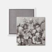 Probe des Judith-Oratoriums, 1734 Magnet (Vorderseite/Rückseite)