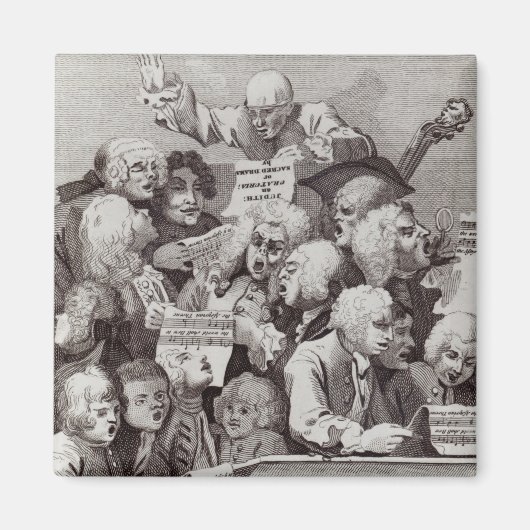 Probe des Judith-Oratoriums, 1734 Magnet (Vorne)