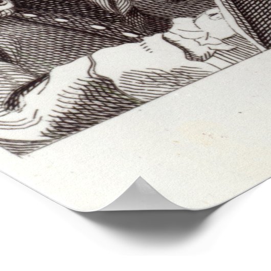 Probe des Judith-Oratoriums, 1734 Poster (Ecke)