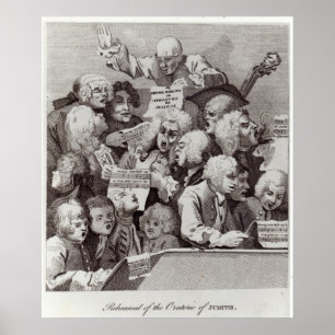 Probe des Judith-Oratoriums, 1734 Poster