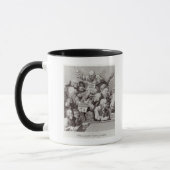 Probe des Oratorio von Judith, 1734 Tasse (Links)