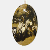 Probe des Pasdeloup Orchestra durch JS Sargent Keramik Ornament (Links)