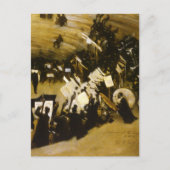 Probe des Pasdeloup Orchestra durch JS Sargent Postkarte (Vorderseite)