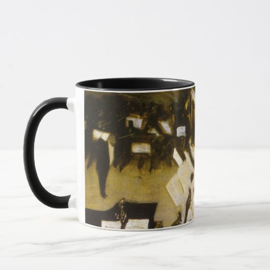 Probe des Pasdeloup Orchestra durch JS Sargent Tasse (Links)