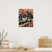 Probe des Pasdeloup Orchestra im Cirque du Soleil Poster (Küche)