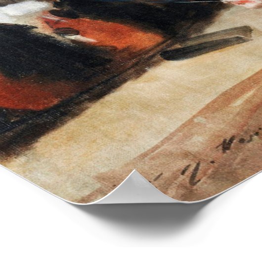 Probe des Pasdeloup Orchestra im Cirque du Soleil Poster (Ecke)