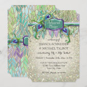 Probe Dinner Art Deco Ristorante La Lanchetta Glit Einladung (Vorne/Hinten)