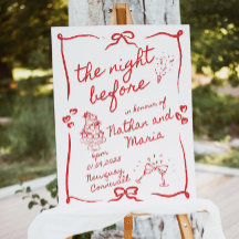 Probe Dinner Begrüßung handgezeichnete Probe