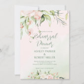 Probe Dinner Blume Einladung (Vorderseite)