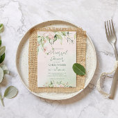 Probe Dinner Blume Einladung