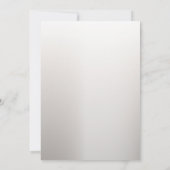 Probe Dinner Boho White Blume Blue Moon Party Einladung (Rückseite)