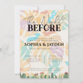 Probe Dinner Cactus Tropical Palm Tree Wüste Einladung (Vorderseite)