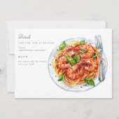 Probe Dinner Card Dankeskarte (Rückseite)