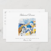 Probe Dinner Card Dankeskarte (Vorne/Hinten)