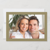 Probe Dinner Classic Scrolls Hochzeit Einladung (Rückseite)