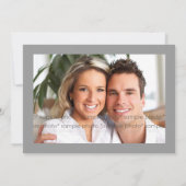 Probe Dinner Classic Scrolls Hochzeit Einladung (Rückseite)