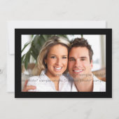 Probe Dinner Classic Scrolls Hochzeit Einladung (Rückseite)