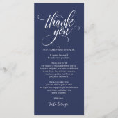 Probe Dinner Danke, dass Sie die Karte setzen (Vorderseite)