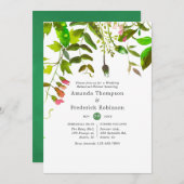 Probe-Dinner des Aquarellfrühlings Einladung (Vorne/Hinten)