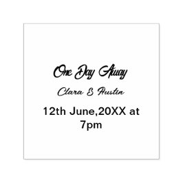 Probe Dinner Einen Tag vor dem Namen da Permastempel