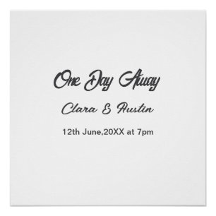 Probe Dinner Einen Tag vor dem Namen da Poster