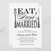 Probe Dinner Einladung (Vorne/Hinten)