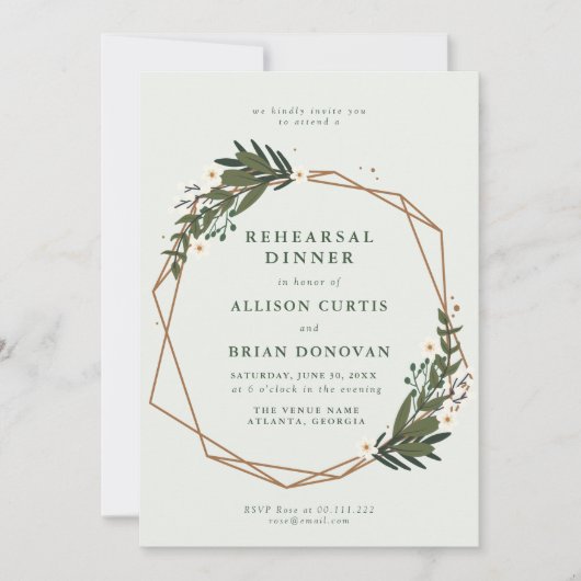 Probe-Dinner Einladung (Vorderseite)